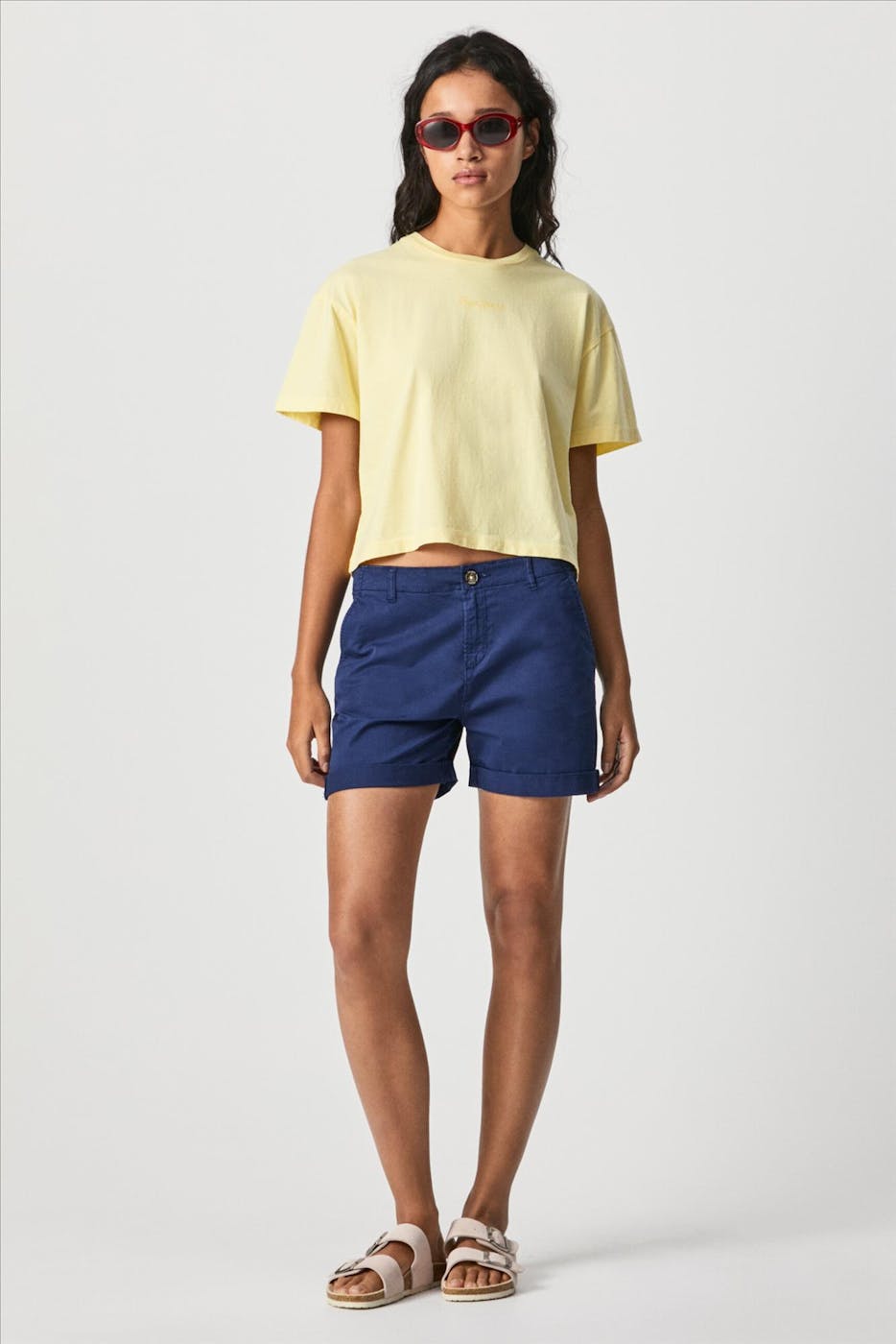 Pepe Jeans London - Blauwe Junie Chino short