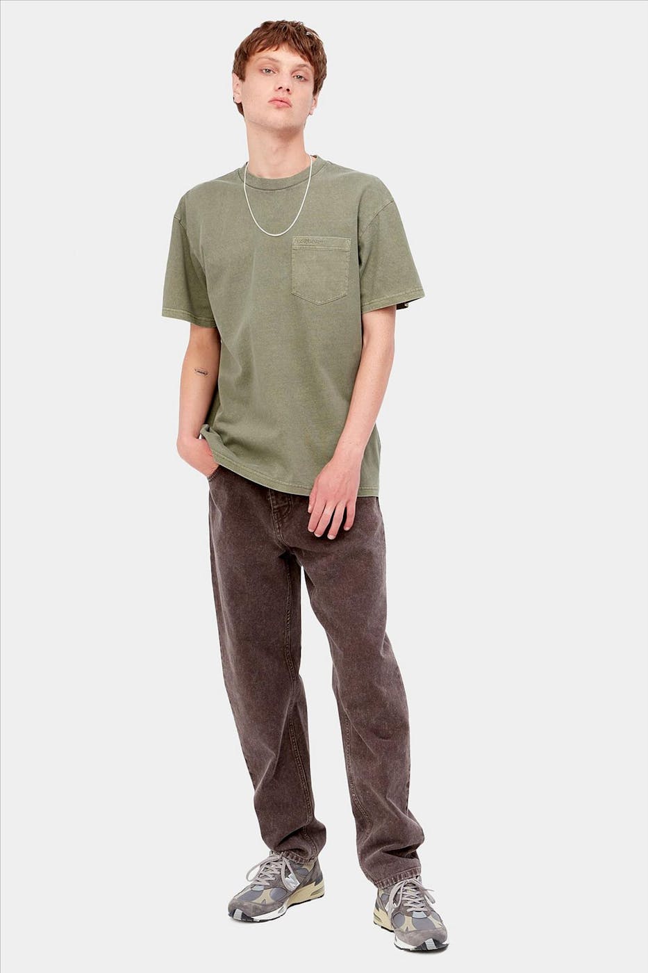 Carhartt WIP - Groene Duster Pocket T-shirt