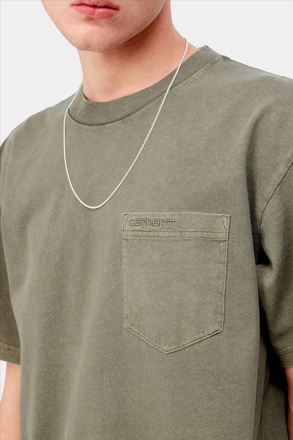 Carhartt WIP - Groene Duster Pocket T-shirt