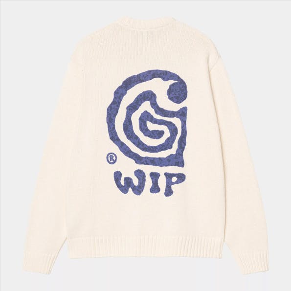 Carhartt WIP - Ecru Helix trui