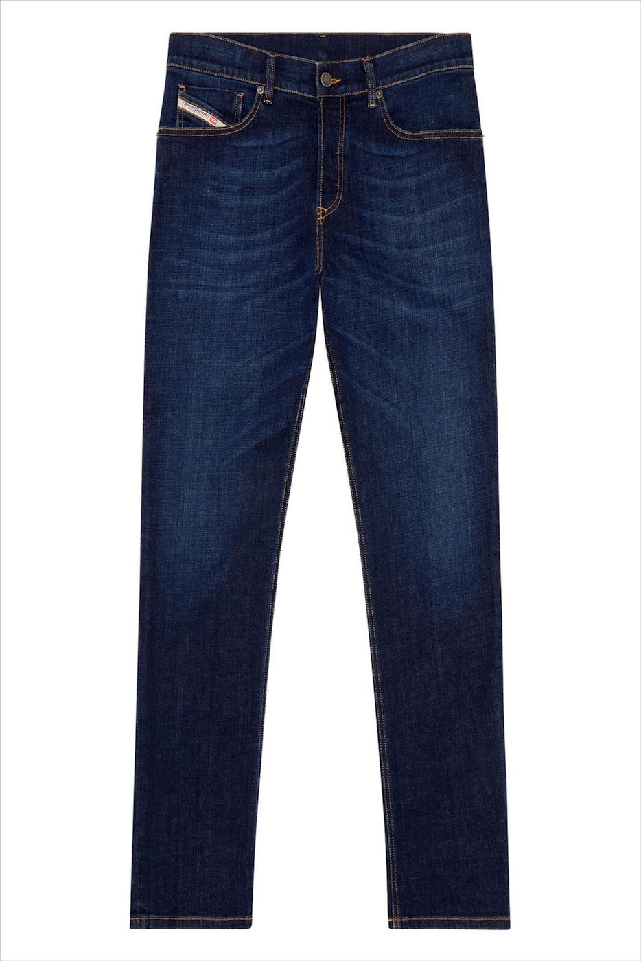 Diesel - Donkerblauwe D-Finitive Mid Waist jeans