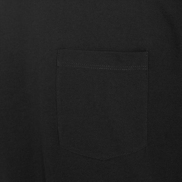 Minimum - Zwarte Jann piqué T-shirt