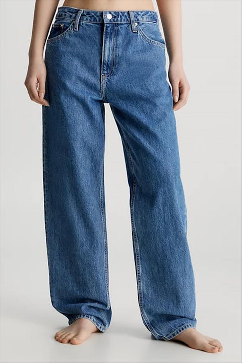 Calvin Klein Jeans - Blauwe 90s straight jeans