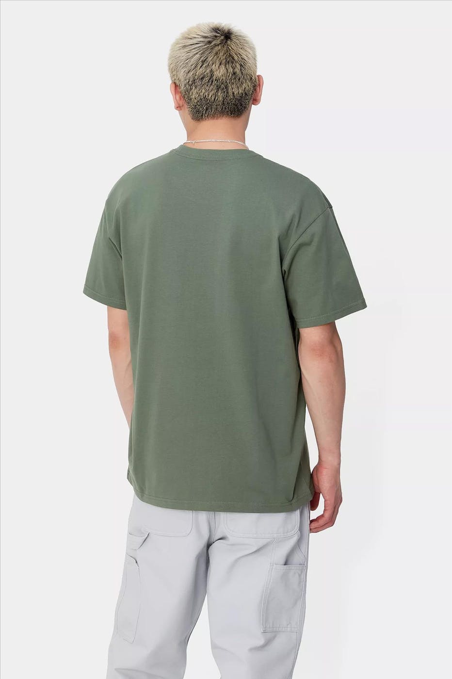 Carhartt WIP - Olijfgroene Chase T-shirt