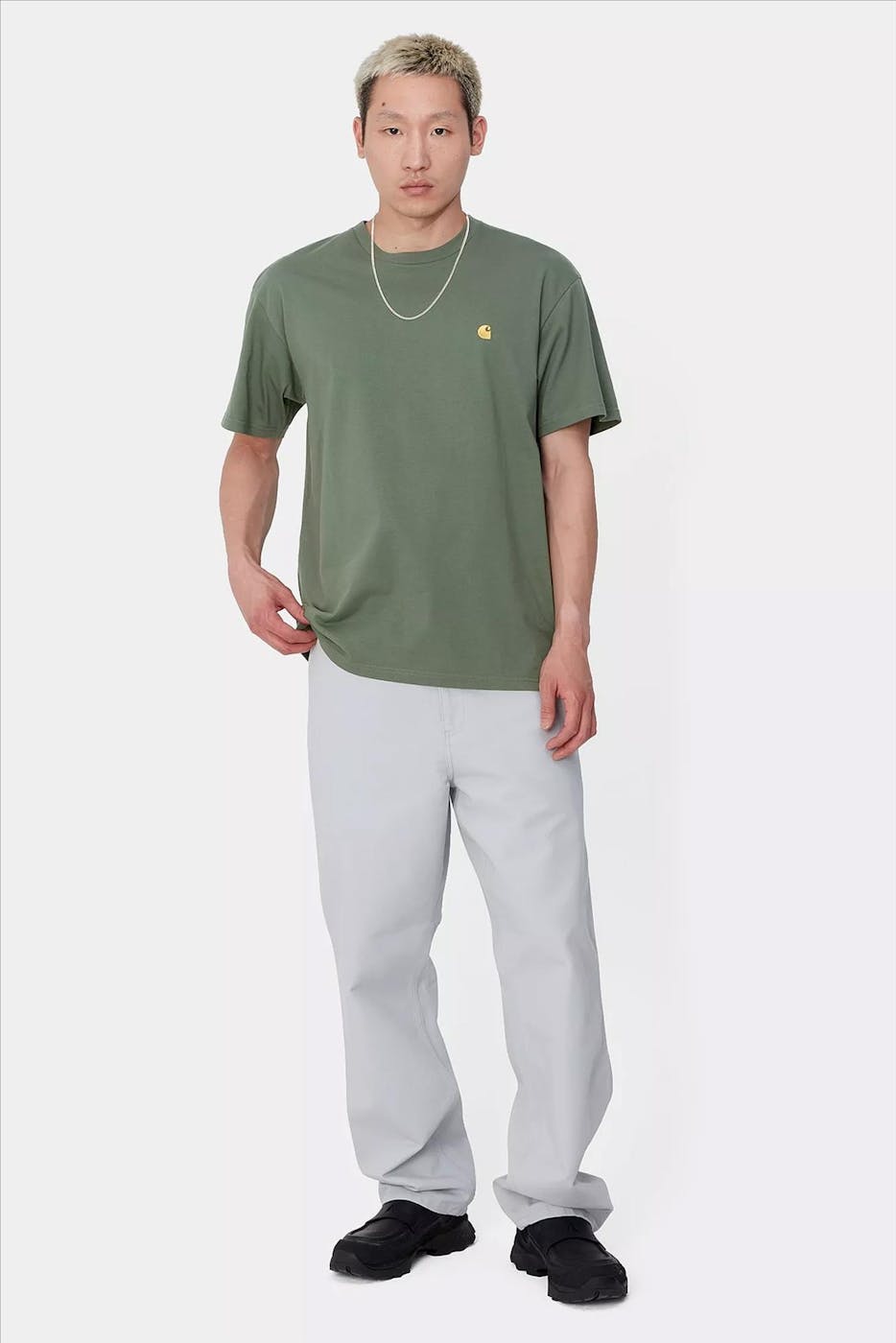 Carhartt WIP - Olijfgroene Chase T-shirt