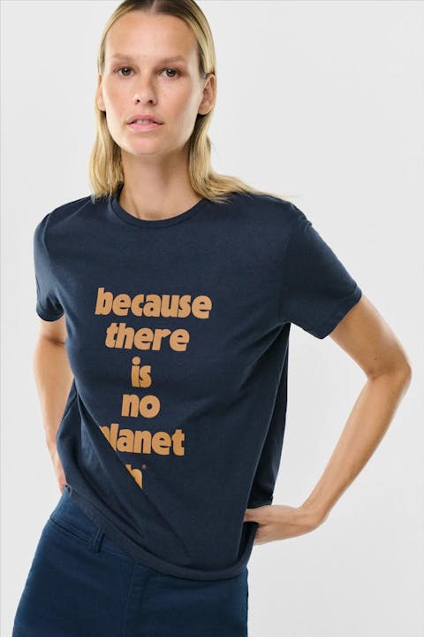 ECOALF - Donkerblauwe Ventie T-shirt