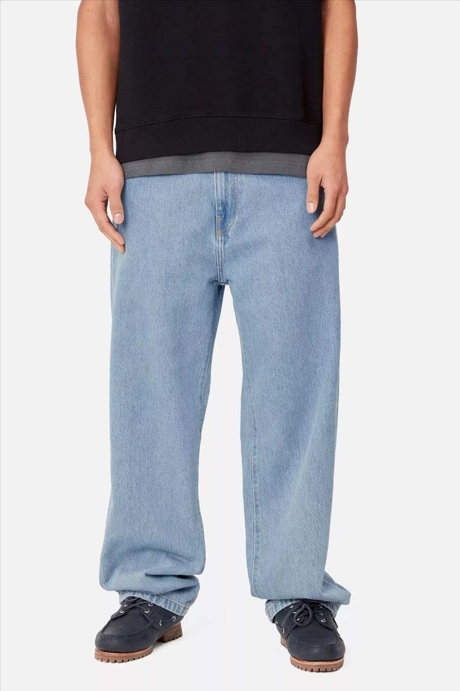 Carhartt WIP - Blauwe Aaron regular tapered jeans