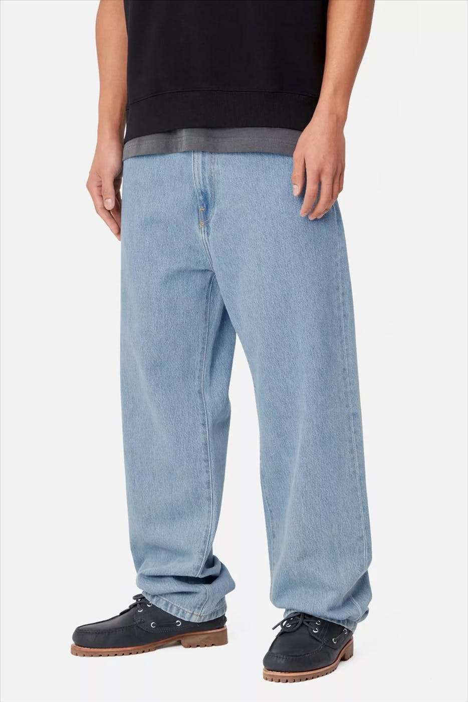 Carhartt WIP - Blauwe Aaron regular tapered jeans