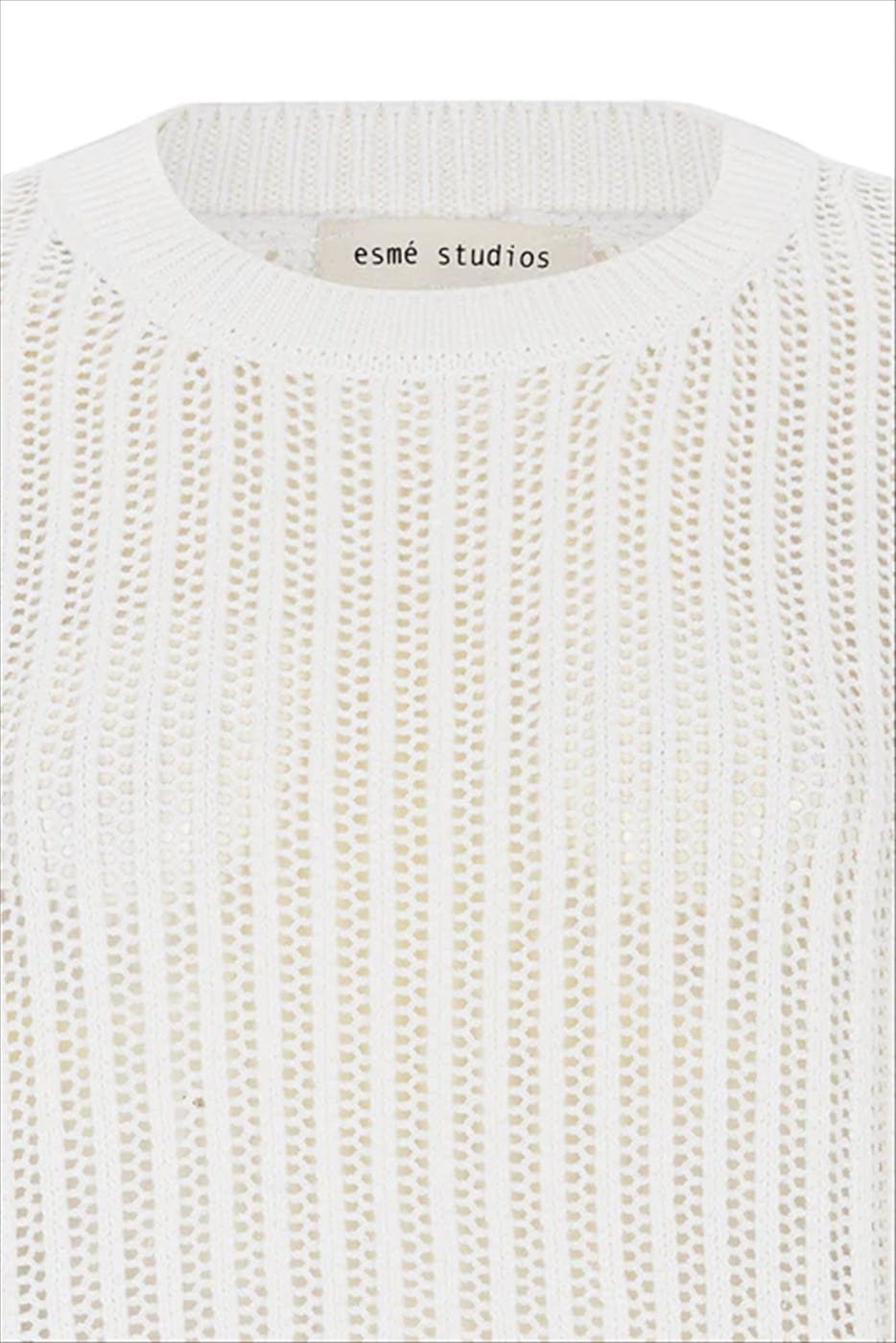 esmé studios - Ecru Dicte trui