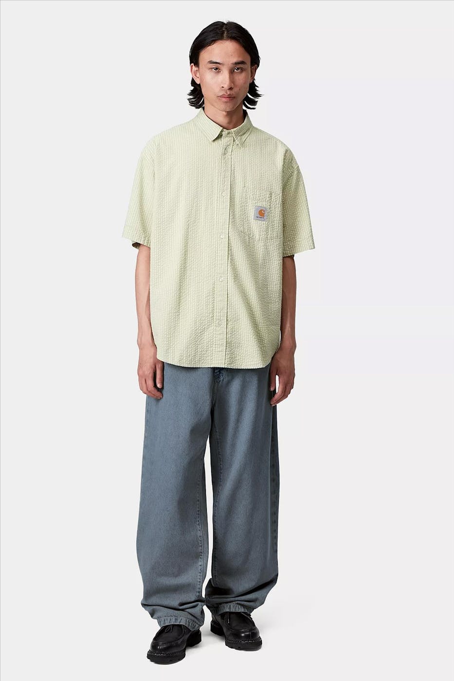 Carhartt WIP - Grijsblauwe Landon pant