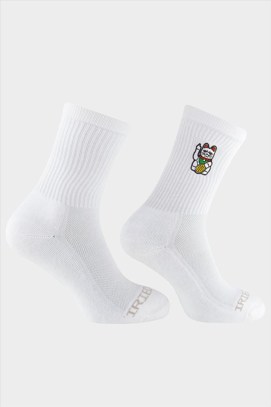 Iriedaily - Witte Bye Bye sokken, maat: 43-46