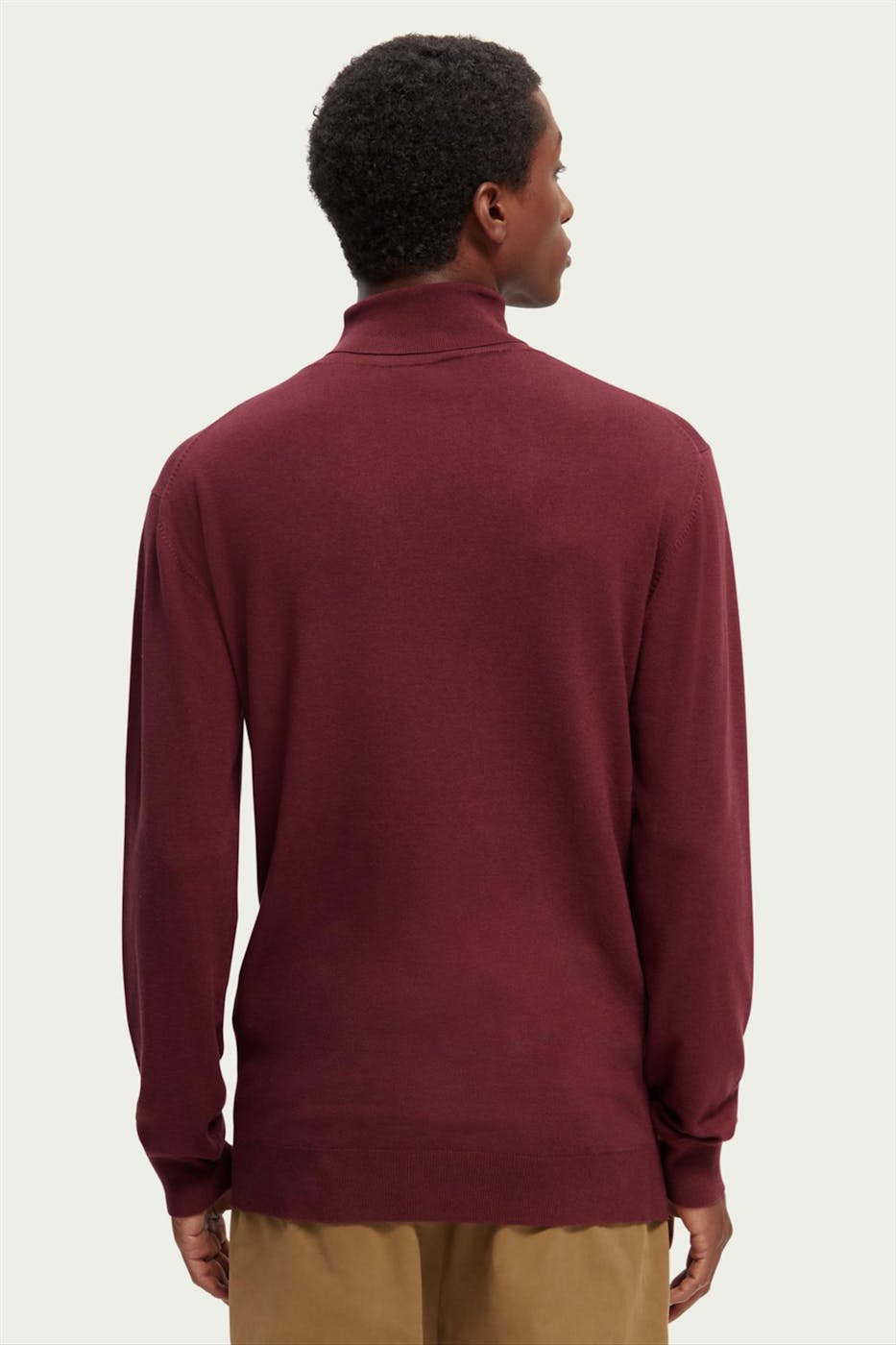 Scotch & Soda - Bordeaux Klassieke coltrui