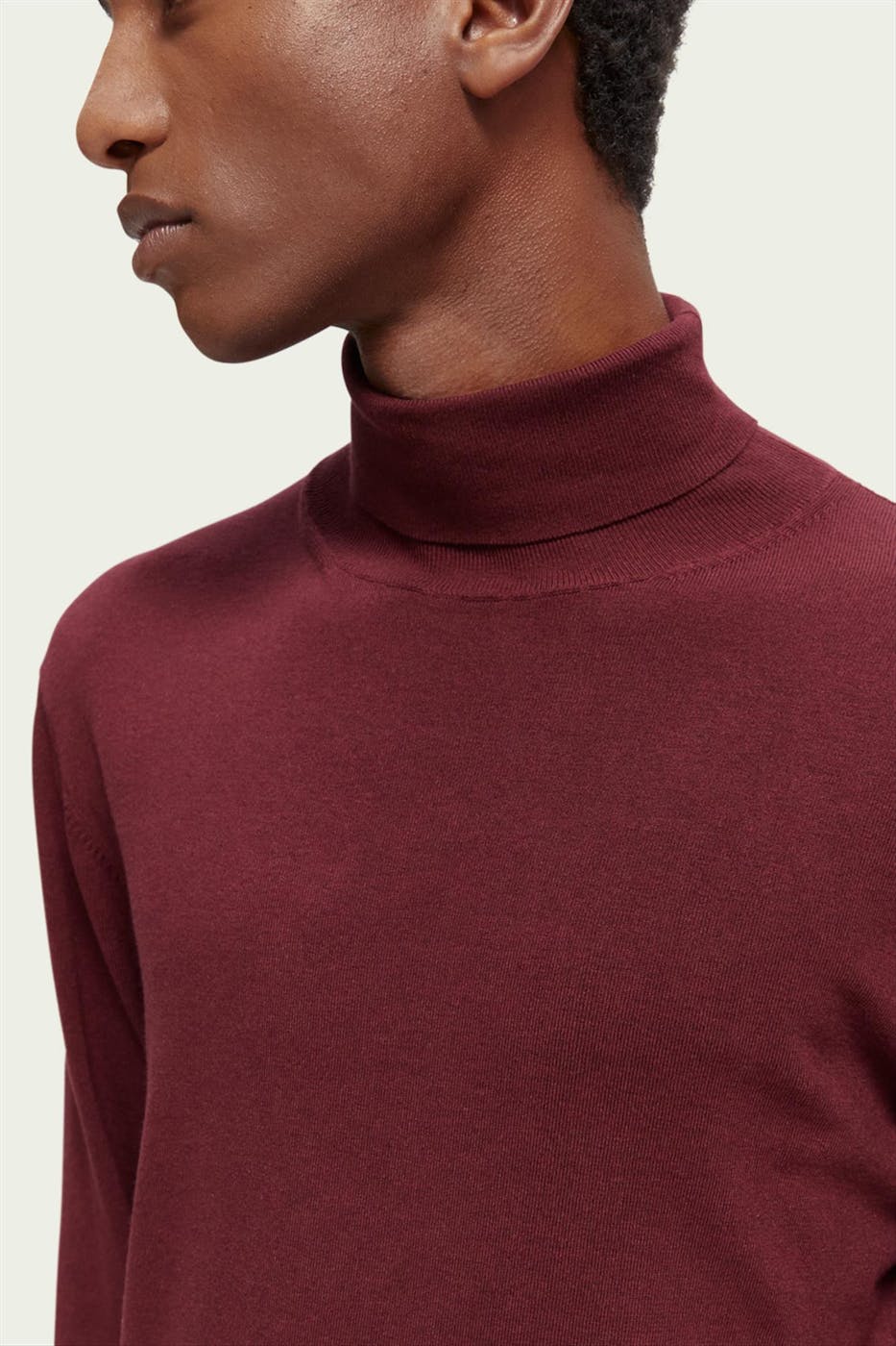 Scotch & Soda - Bordeaux Klassieke coltrui