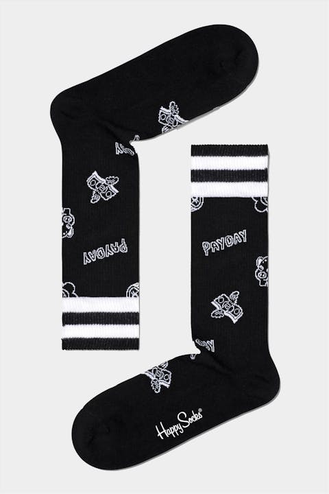 Happy Socks - Zwarte Payday sokken, maat: 41-46