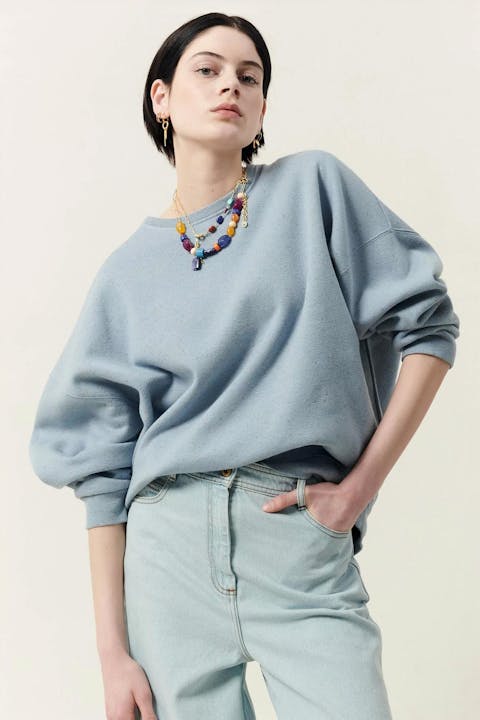Sessùn - Lichtblauwe Chebbi sweater