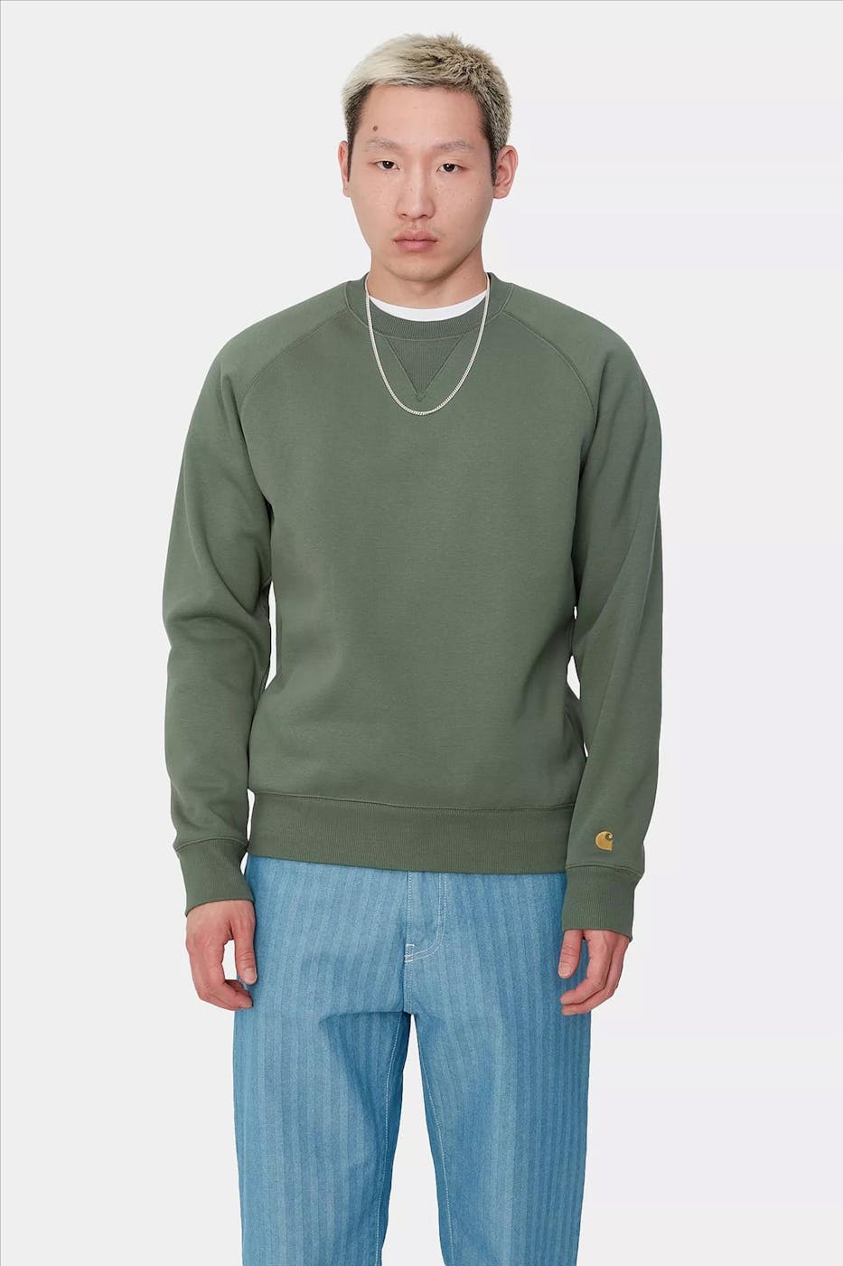 Carhartt WIP - Groene Chase sweater