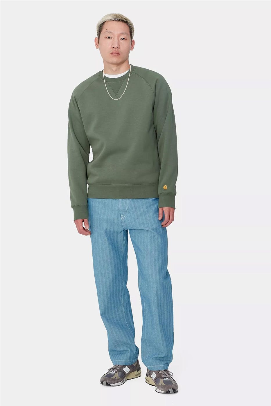 Carhartt WIP - Groene Chase sweater