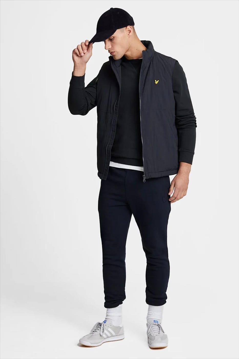 Lyle & Scott - Donkerblauwe Padded Puffer bodywarmer