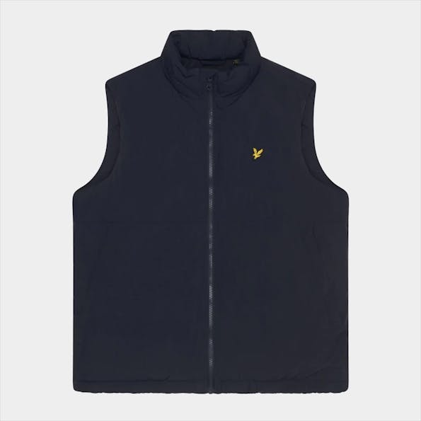 Lyle & Scott - Donkerblauwe Padded Puffer bodywarmer