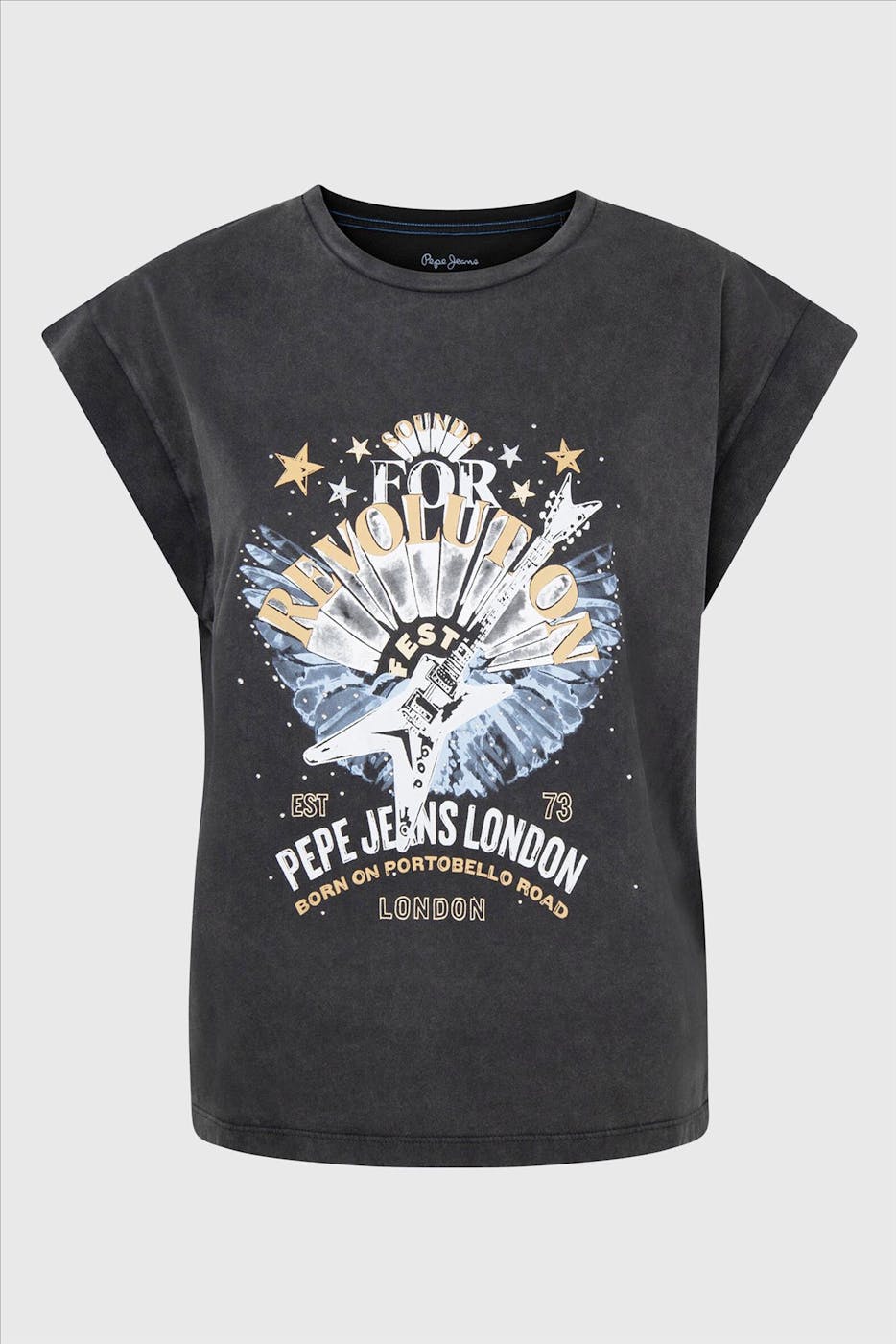 Pepe Jeans London - Zwarte Caroline T-shirt