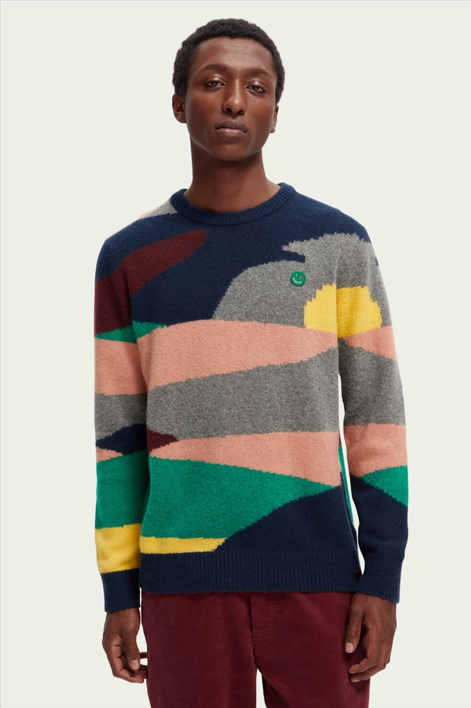 Scotch & Soda - Multicolour Colourblocking trui