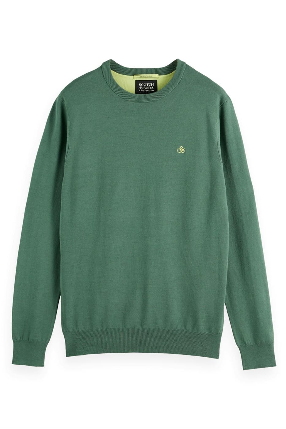 Scotch & Soda - Groene Seasonal Regular trui