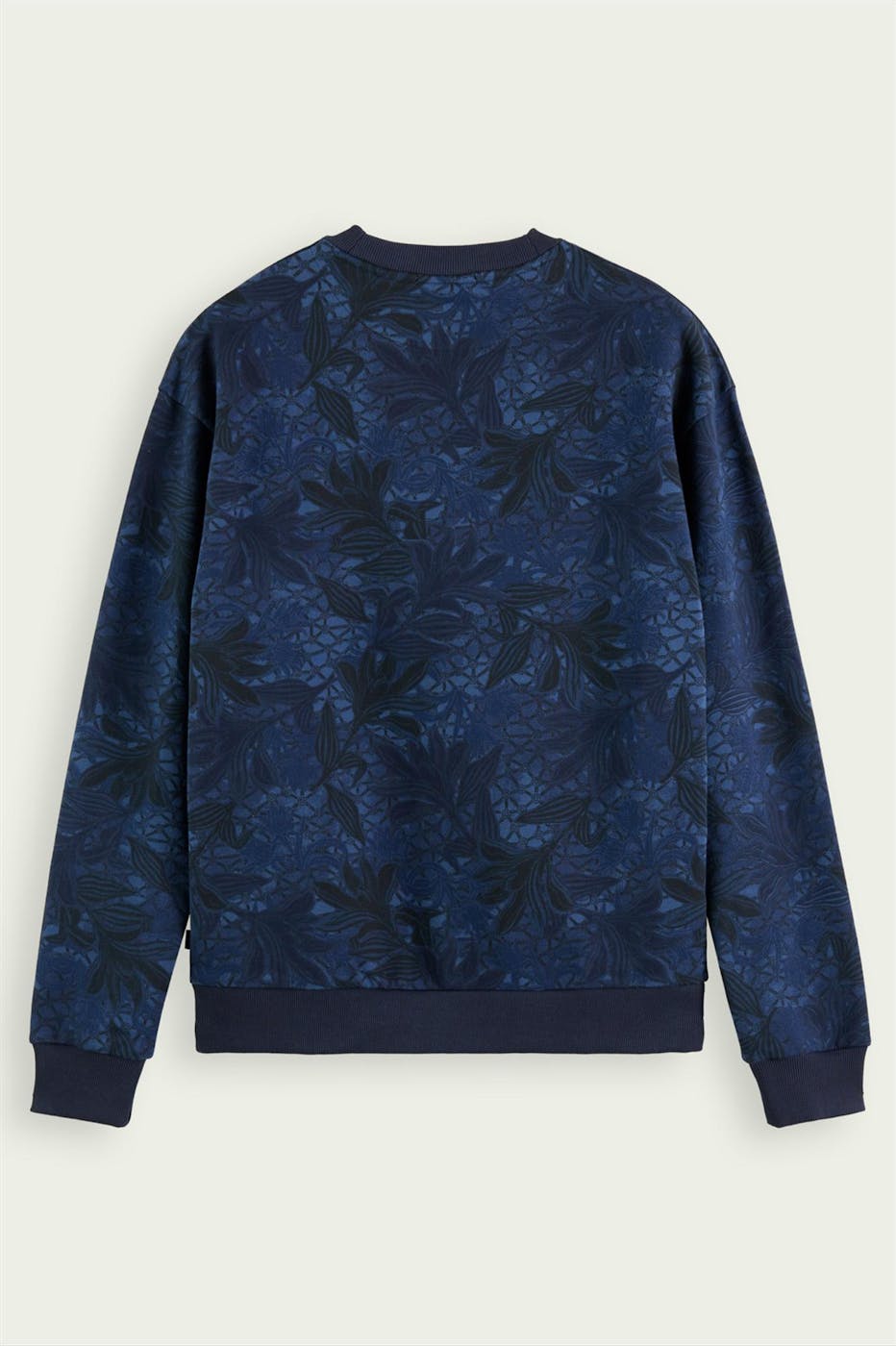 Scotch & Soda - Donkerblauwe Takken sweater