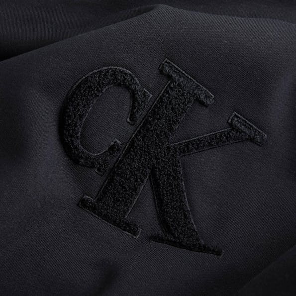 Calvin Klein Jeans - Zwarte Spons CK sweater