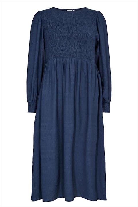 Nümph - Donkerblauwe Nucal Tine jurk