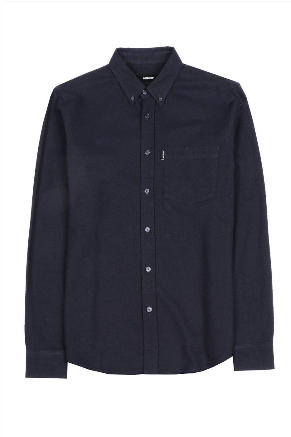Antwrp - Donkerblauw Classic Flannel hemd