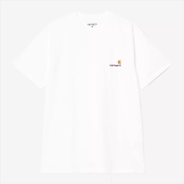 Carhartt WIP - Witte American Script T-shirt