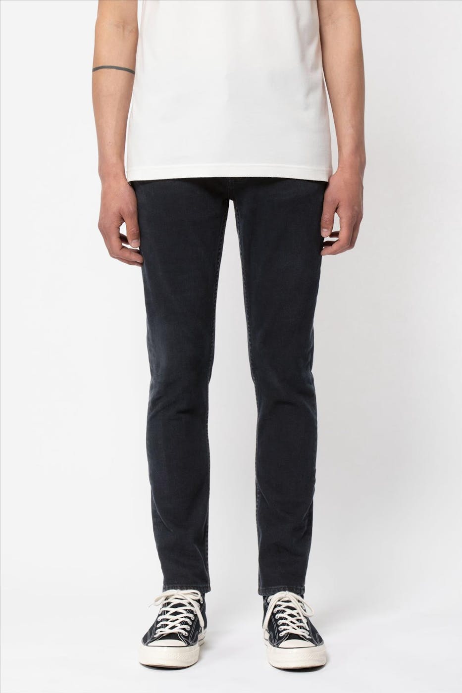 Nudie Jeans Co. - Donkerblauwe Lean Dean slim tapered