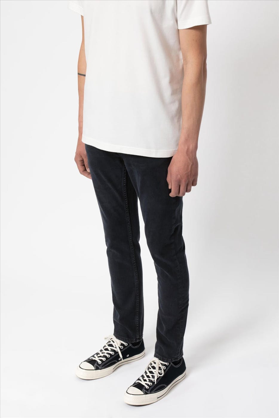 Nudie Jeans Co. - Donkerblauwe Lean Dean slim tapered