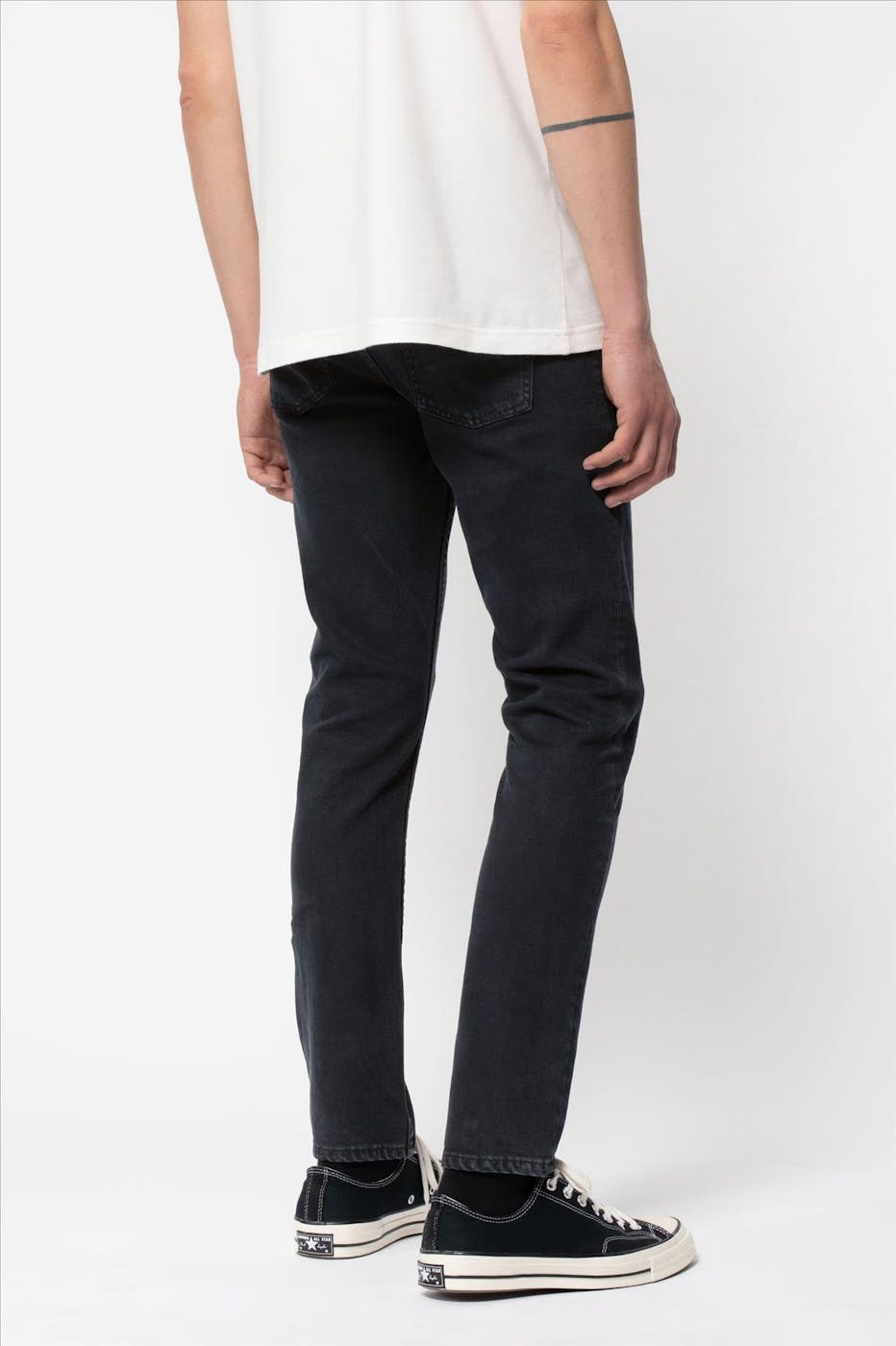 Nudie Jeans Co. - Donkerblauwe Lean Dean slim tapered