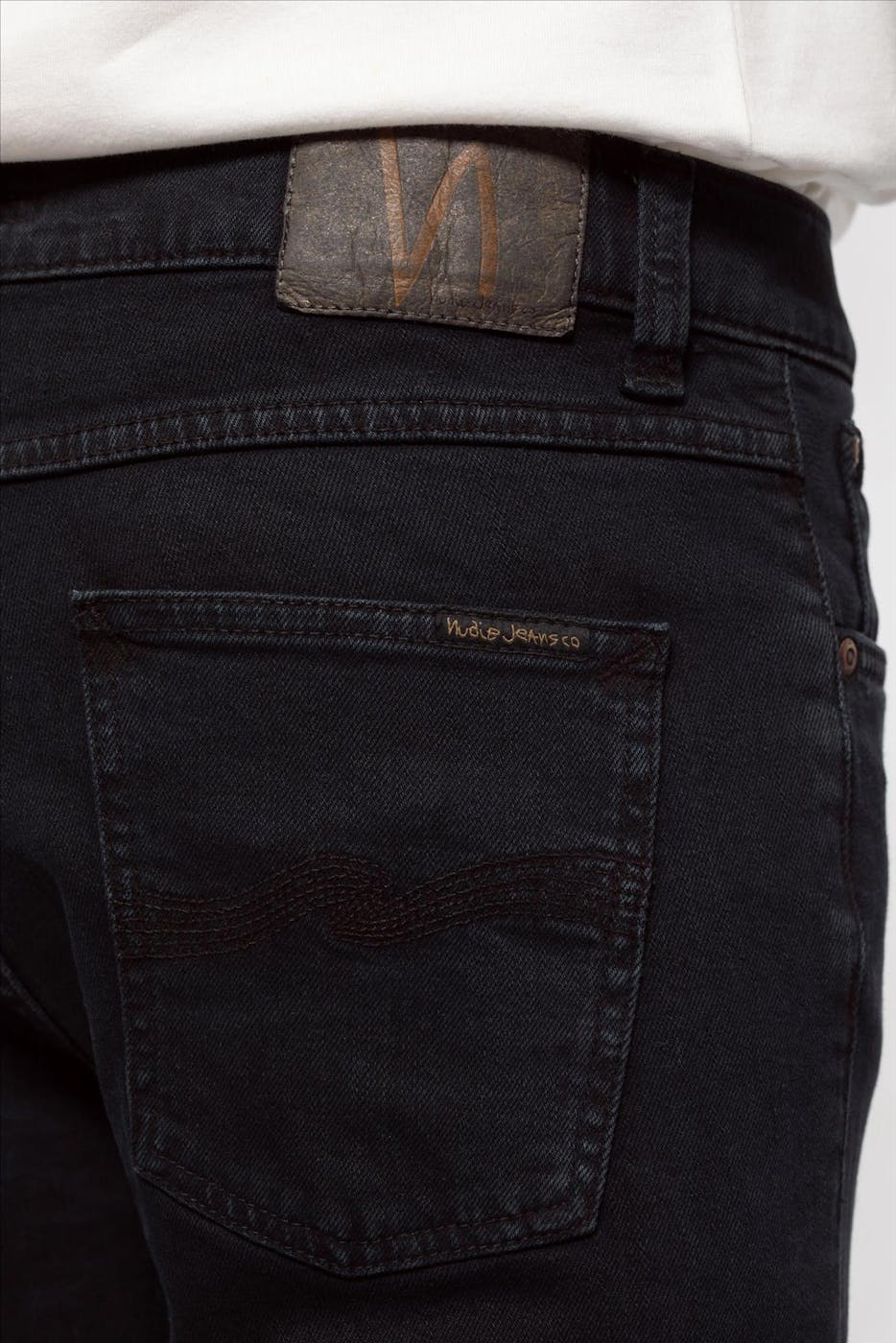 Nudie Jeans Co. - Donkerblauwe Lean Dean slim tapered