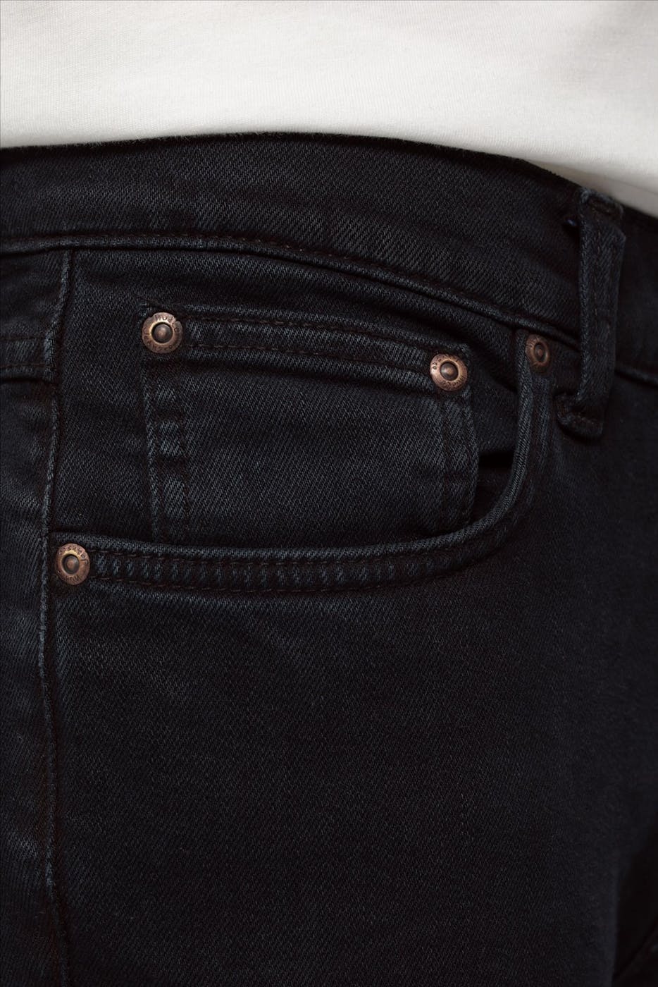 Nudie Jeans Co. - Donkerblauwe Lean Dean slim tapered