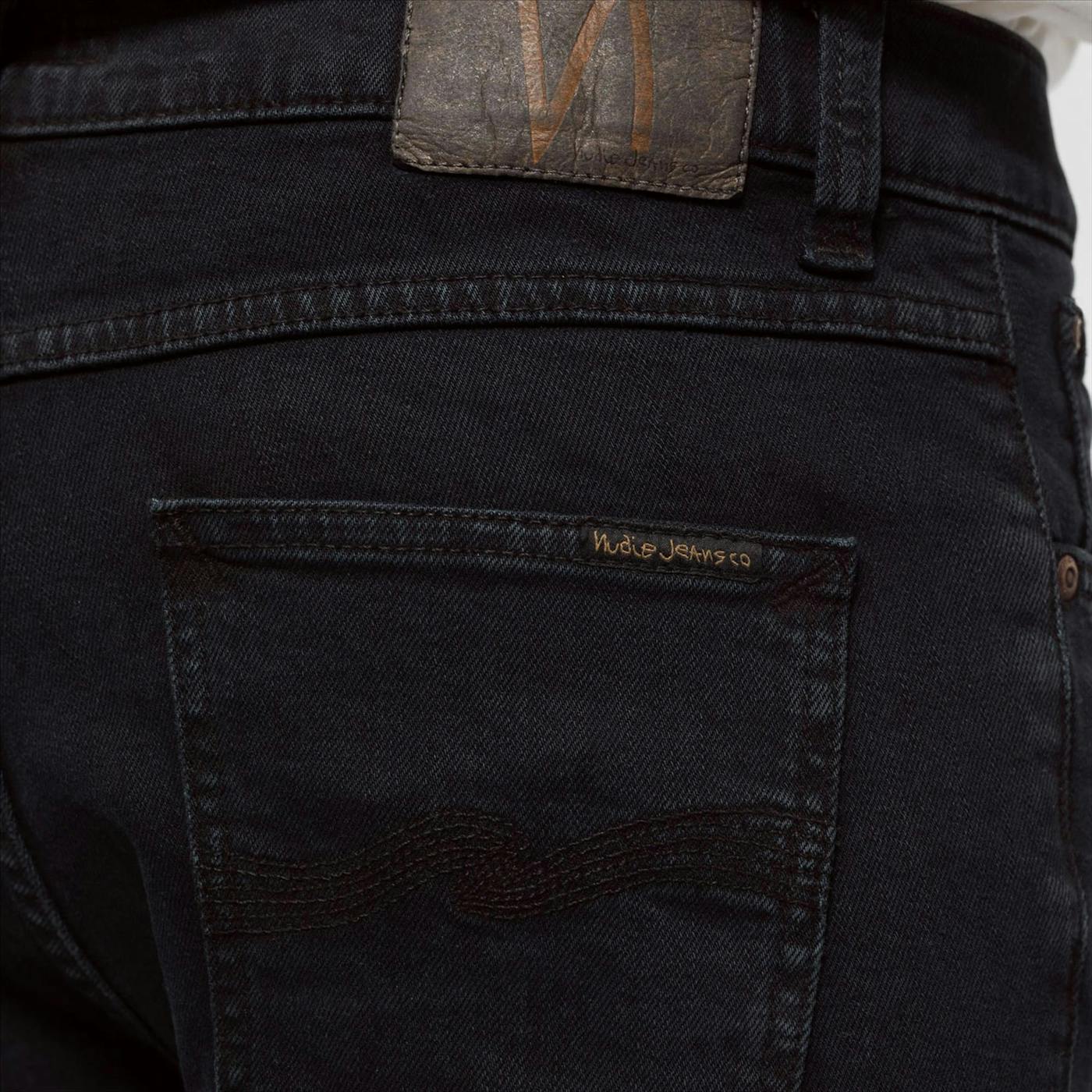 Nudie Jeans Co. - Donkerblauwe Lean Dean slim tapered