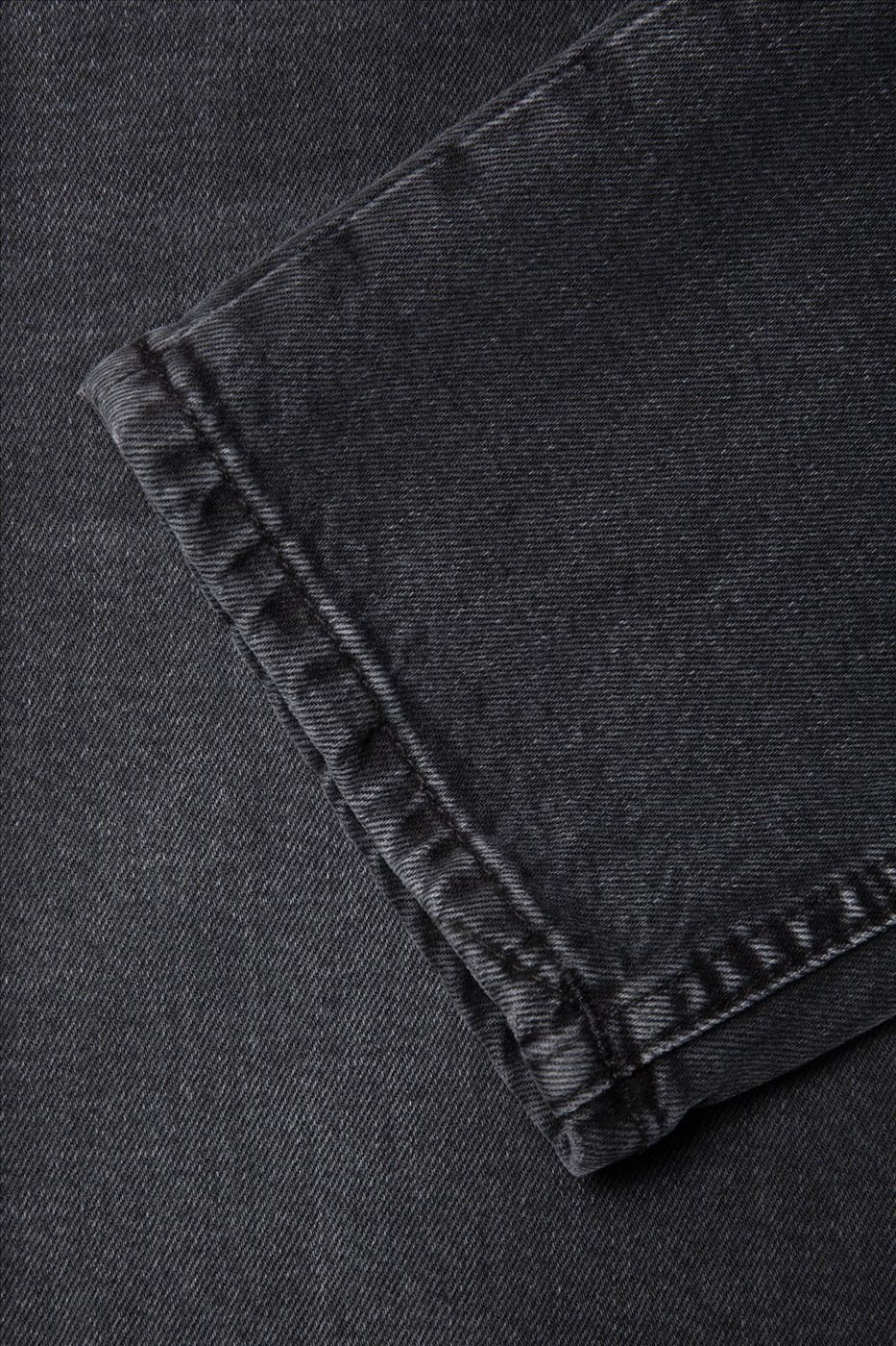 Nudie Jeans Co. - Donkergrijze Grim Tim slim jeans