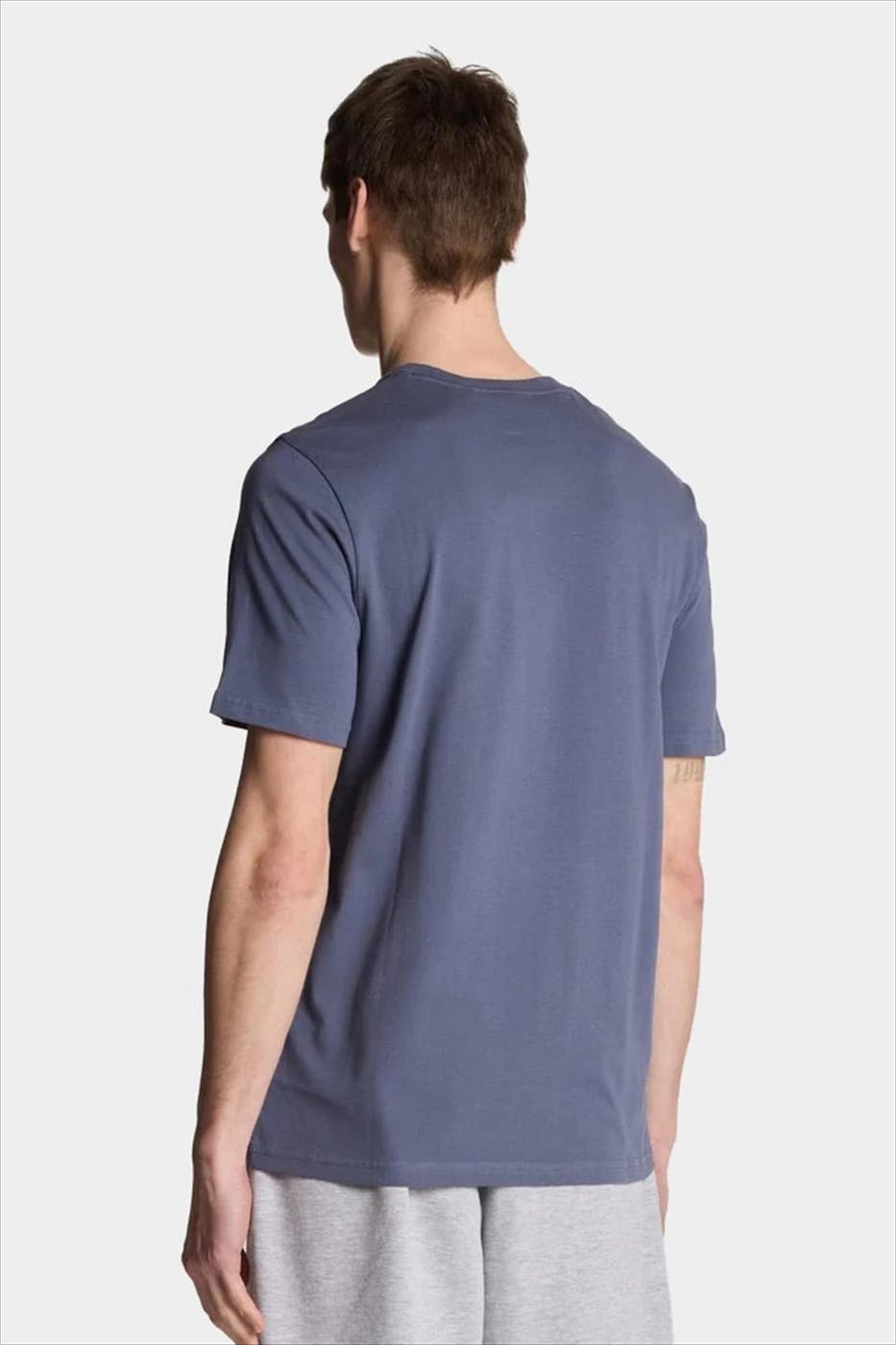 Lyle & Scott - Paarse Pocket T-shirt