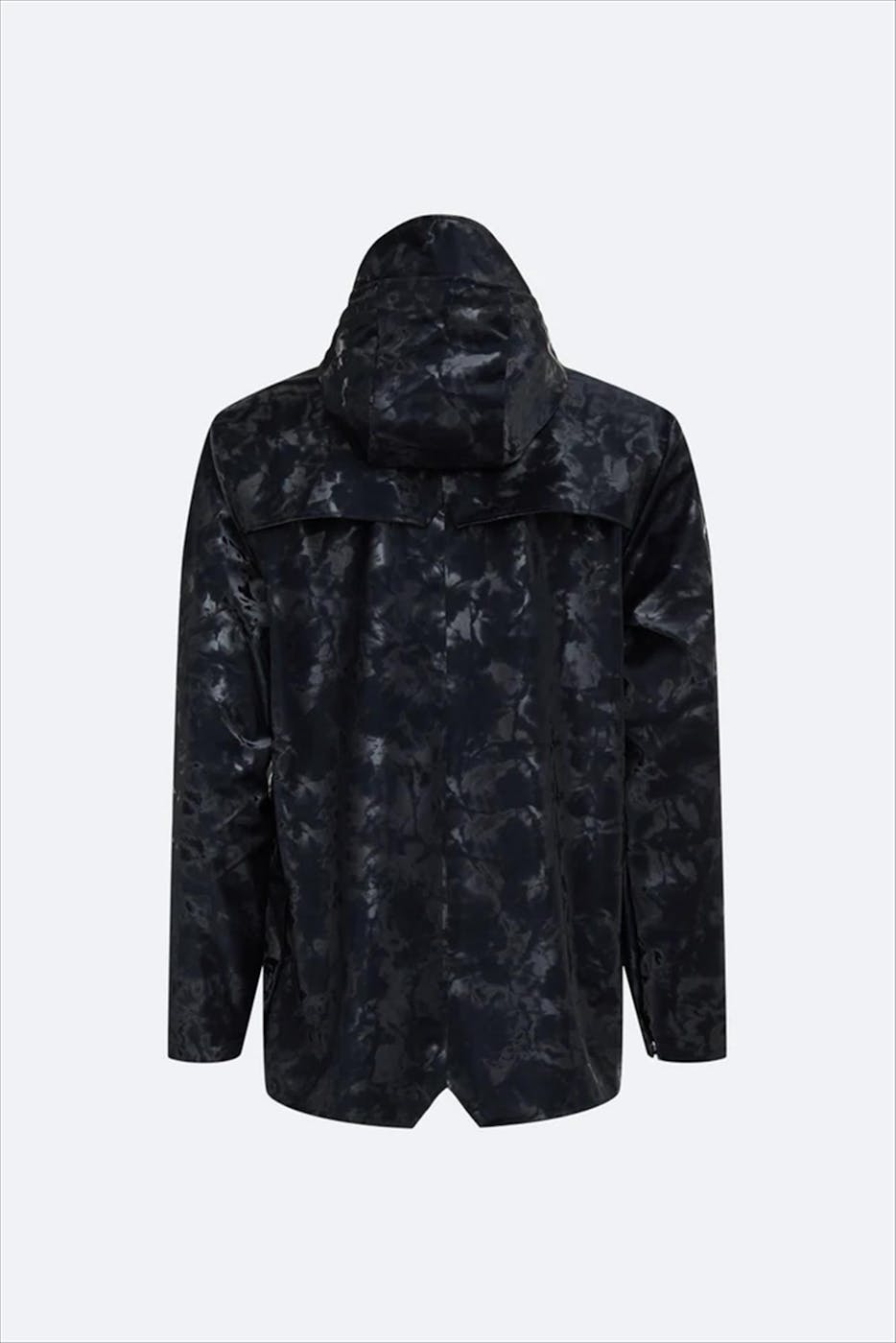 RAINS - Zwart gevlekte Jacket regenjas