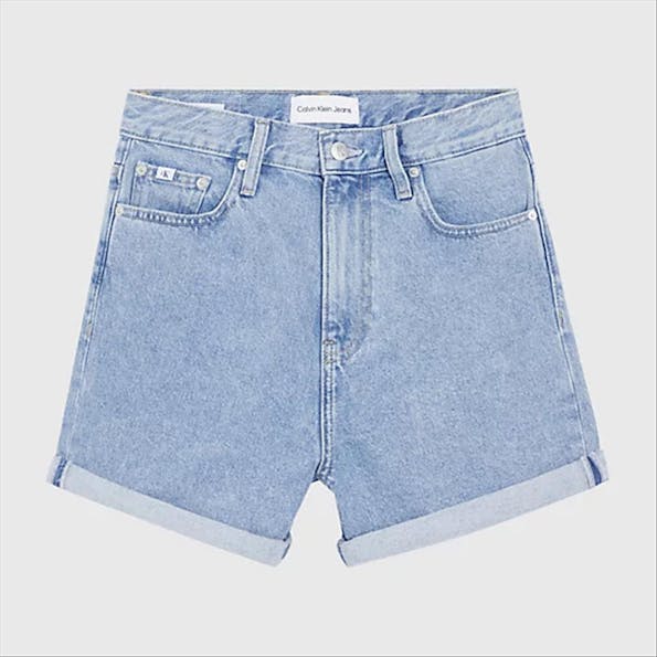 Calvin Klein Jeans - Lichtblauwe Mom jeansshort