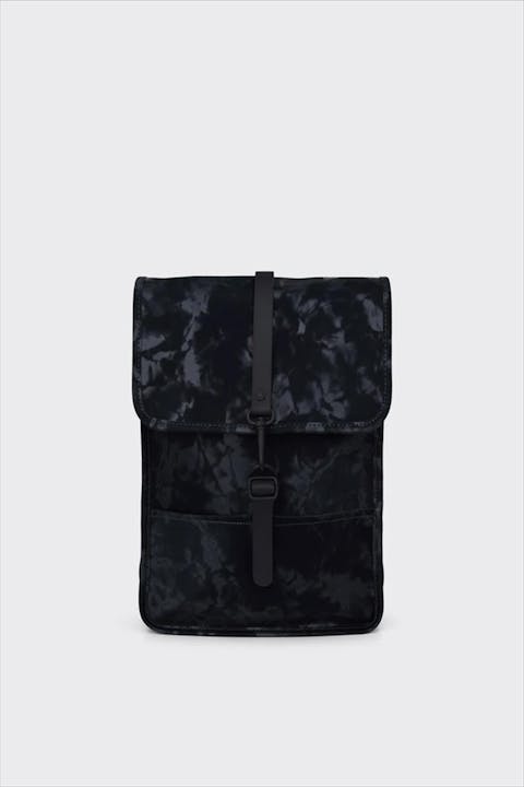 RAINS - Zwart gevlekte Backpack Mini rugzak