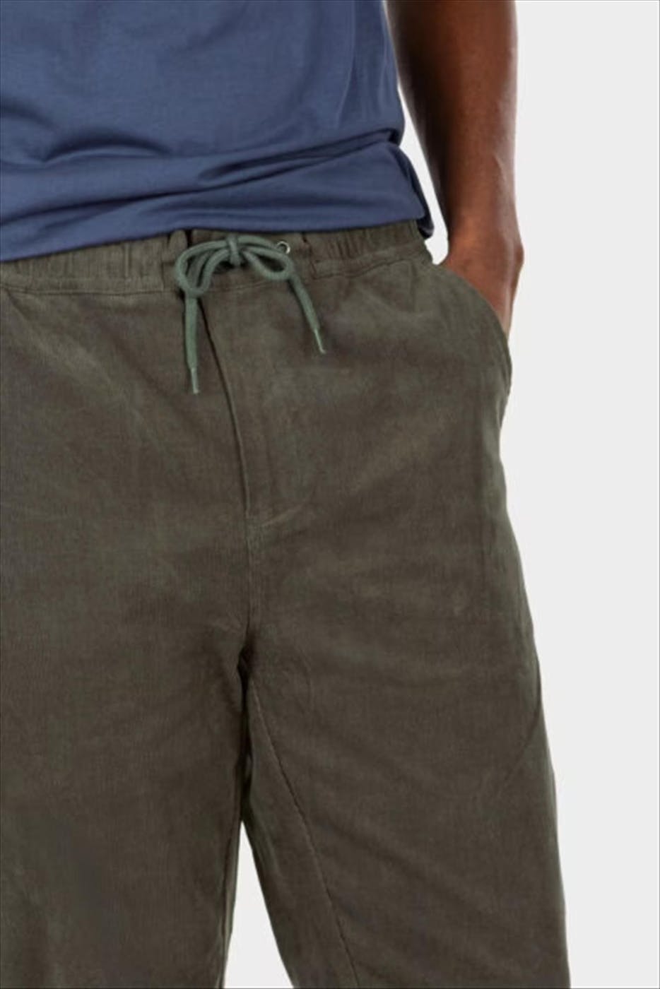 Iriedaily - Donkergroene Trapas broek