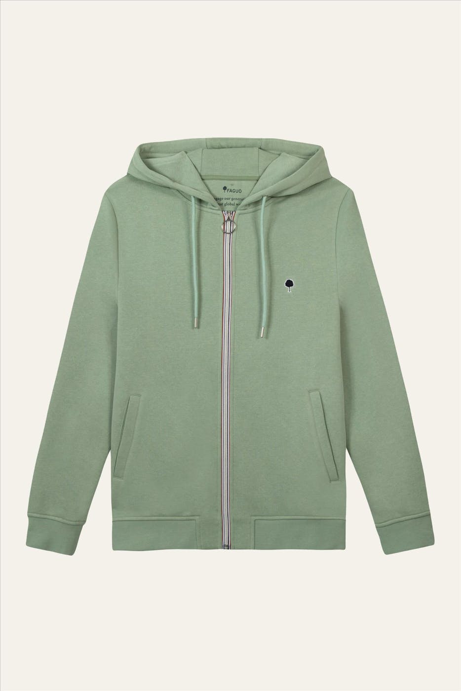 Faguo - Mintgroene Mesnil hoodie