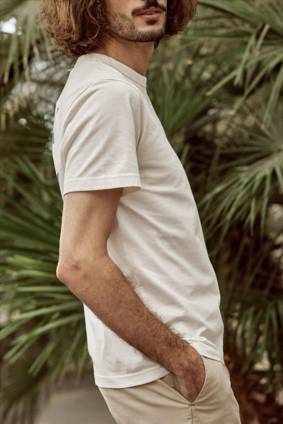 Faguo - Ecru Lugny Print T-shirt