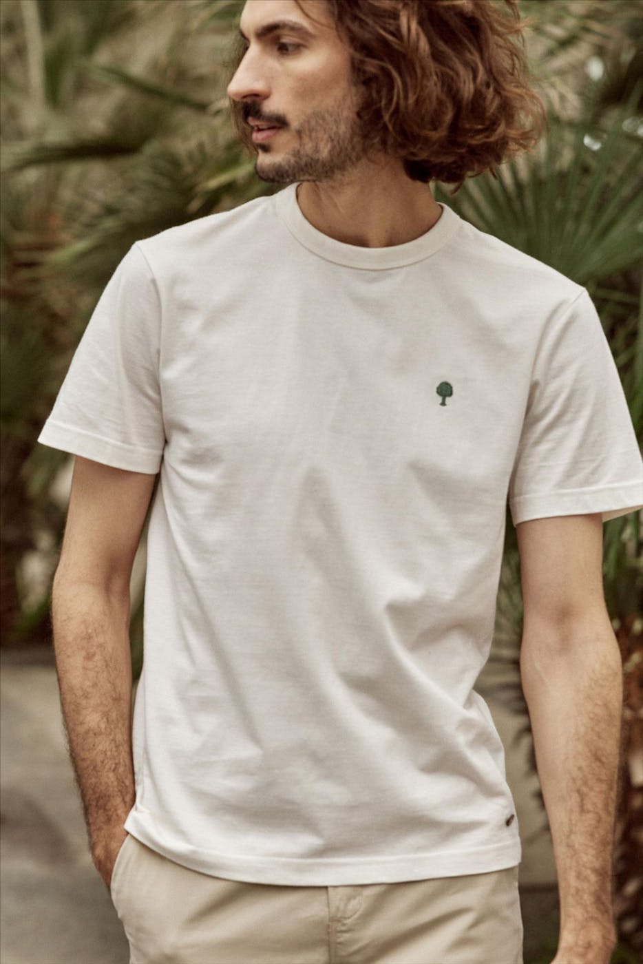 Faguo - Ecru Lugny Print T-shirt