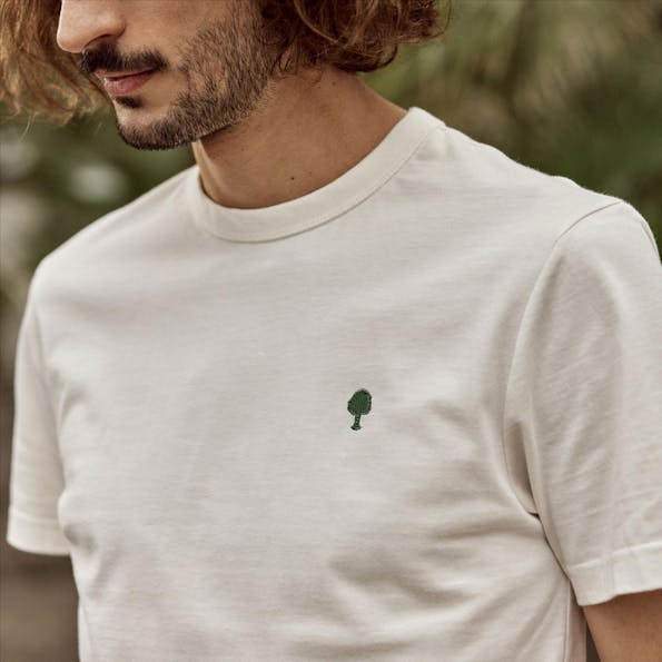 Faguo - Ecru Lugny Print T-shirt