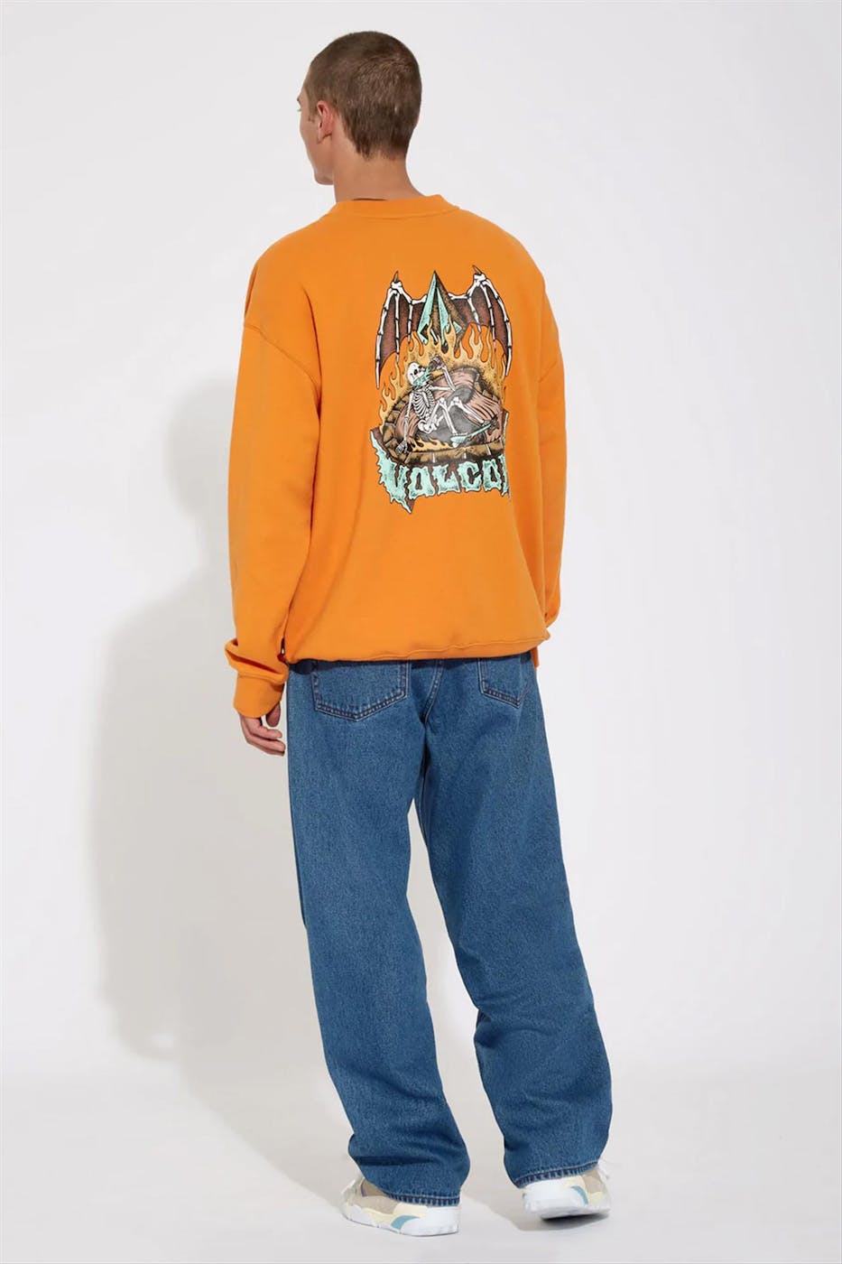 Volcom - Oranje Nofing Crew sweater
