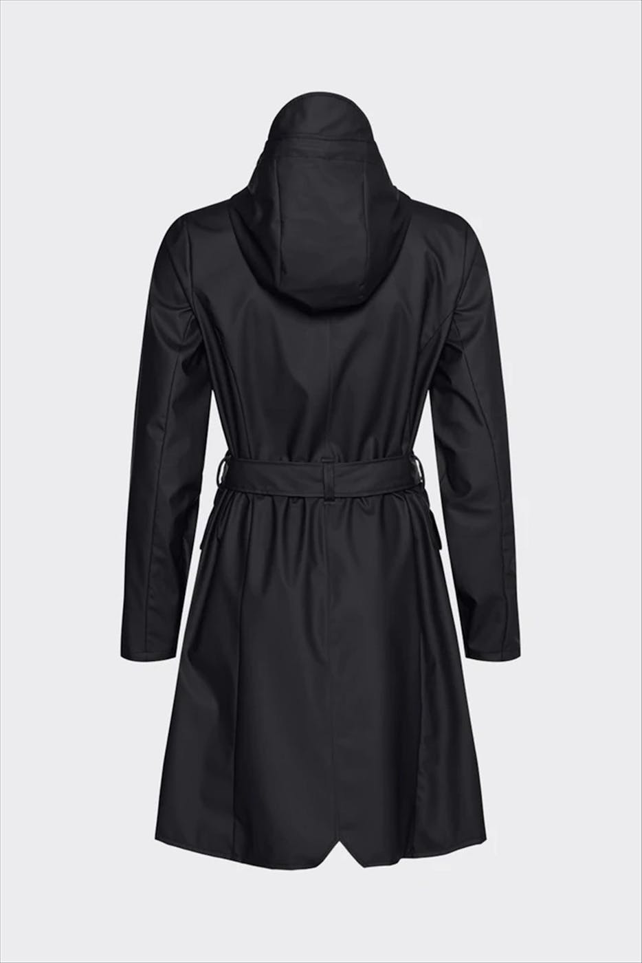 RAINS - Zwarte Curve Jacket regenjas