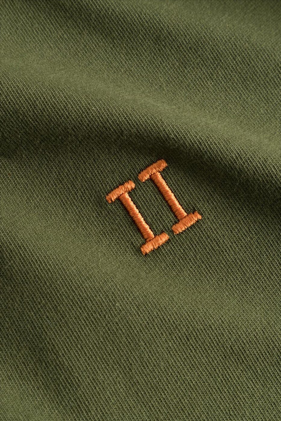 LES DEUX - Olijfgroene Nørregaard T-shirt